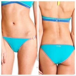Oakley “Beached” O Ring bikini bottom aqua blue L